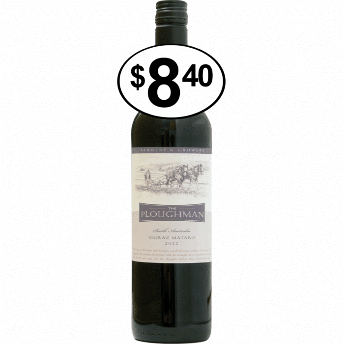 Farmers & Growers 'The Ploughman' South Australia Shiraz Mataro 2022