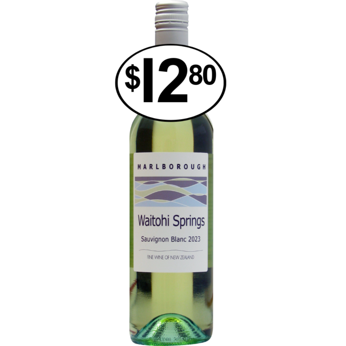 Waitohi Springs Marlborough New Zealand Sauvignon Blanc 2023