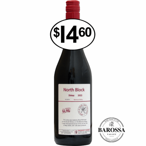 Glug 'North Block' Barossa Valley Shiraz 2022