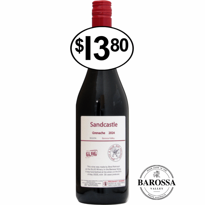 Glug 'Sandcastle' Barossa Valley Grenache 2024
