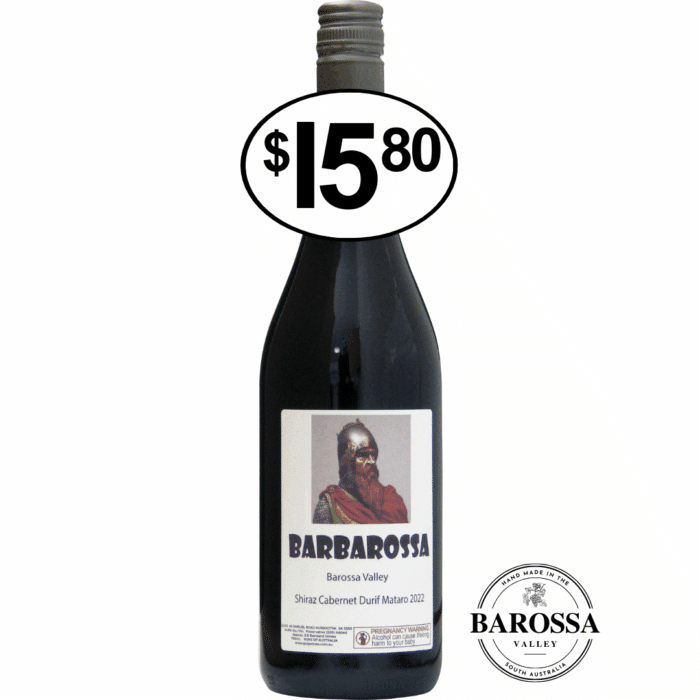 Barbarossa Barossa Valley Shiraz Cabernet Durif Mataro 2022