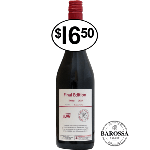 Glug Final Edition Barossa Valley Shiraz 2023
