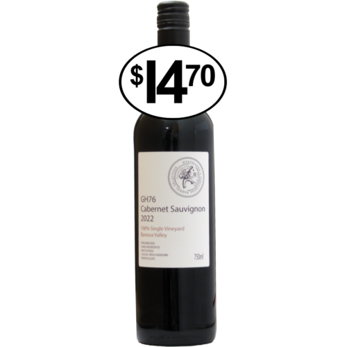 Wine Makers Individual Barrel Series GH76 WIBS Barossa Valley Cabernet Sauvignon 2022