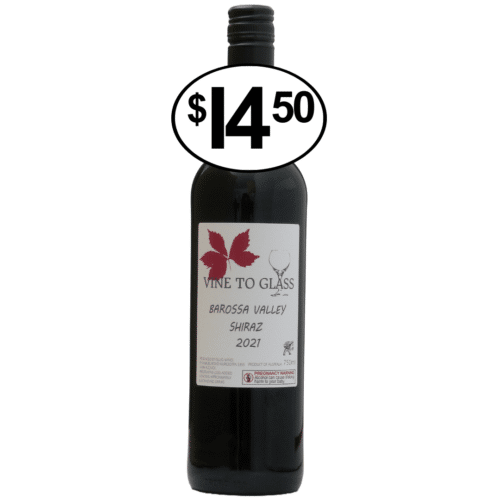 Vine to Glass Barossa Valley Shiraz 2021